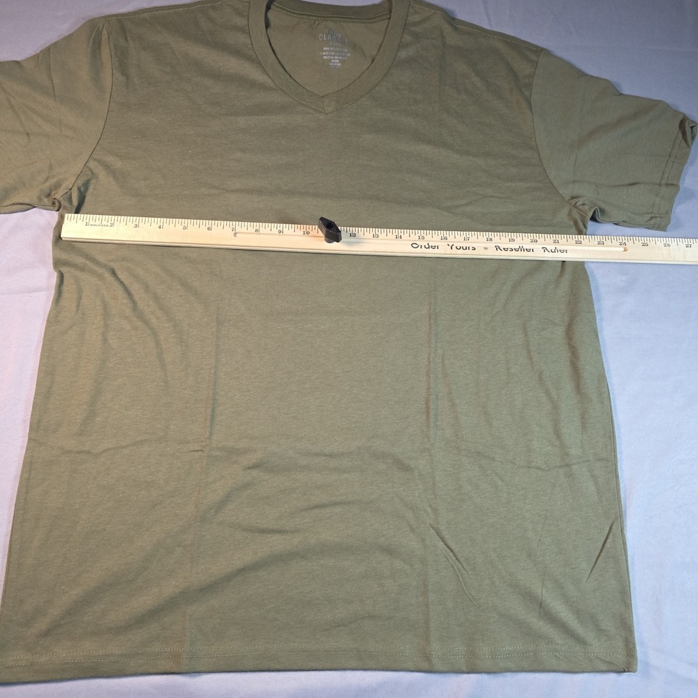 True Classic V Neck  Olive Green XL Extra Large